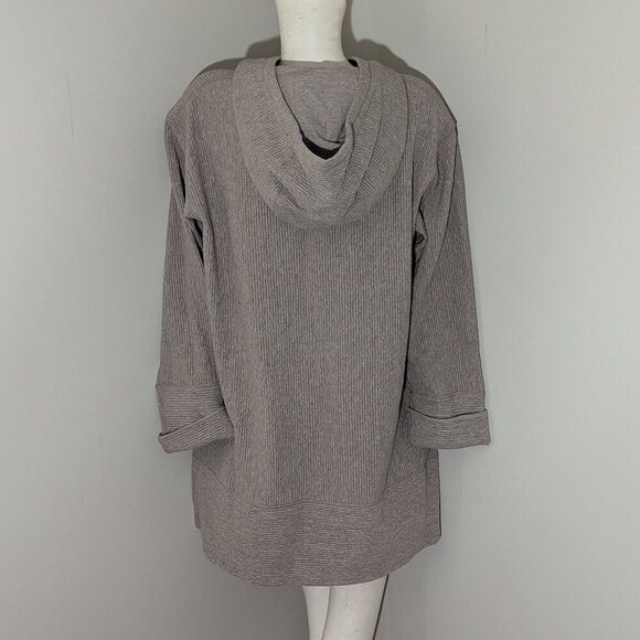 Lululemon Along the Way Full Zip Hoodie Heathered Soft Sand L NWOT - Picture 4 of 8